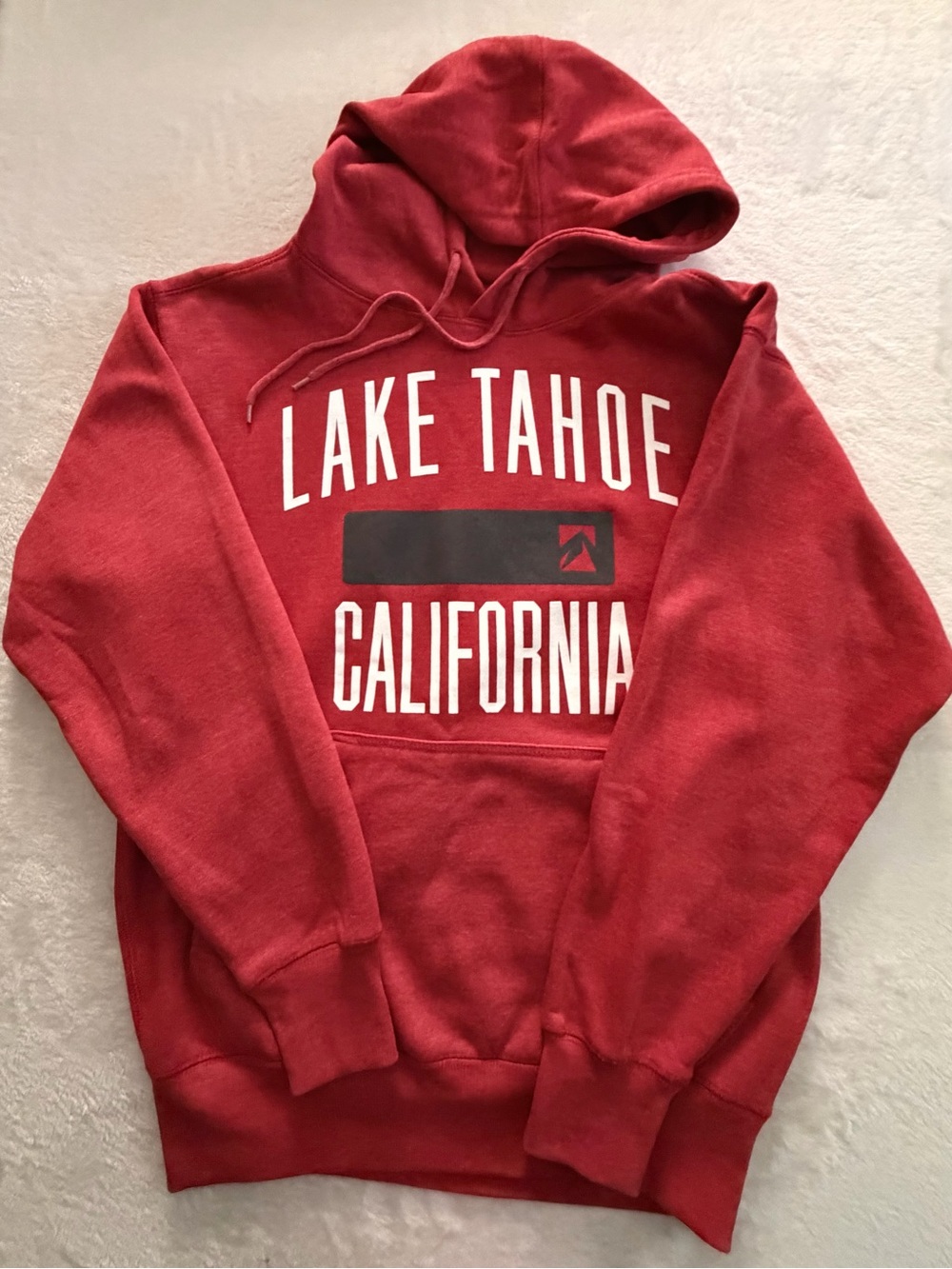 Lake Tahoe Outfitter Trading Co. California Red Hooded Sweatshirt, Size S